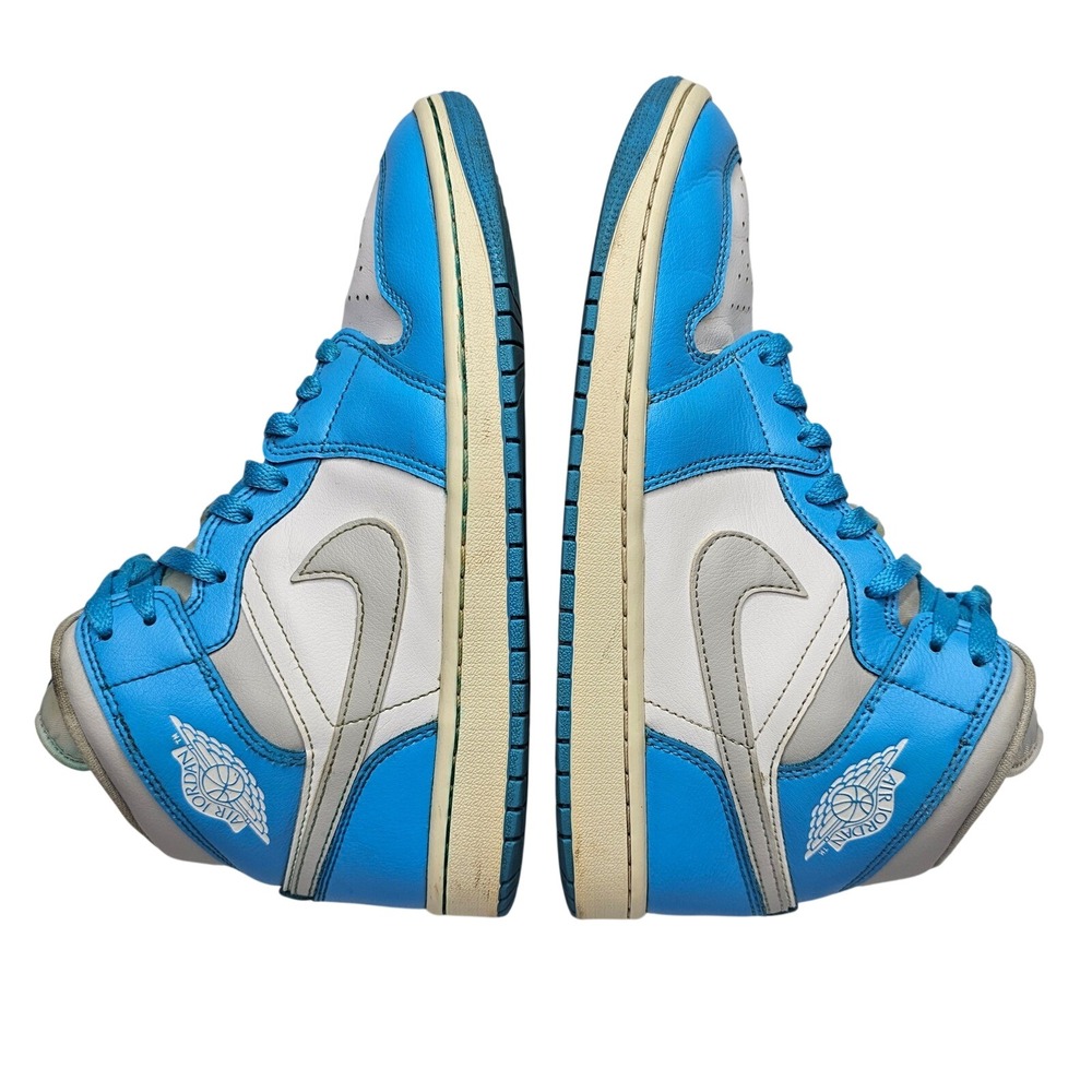 Jordan Air Jordan 1 Mid Women Size 9.5 Blue White Sneakers BQ6472-400 Basketball - Picture 10 of 14